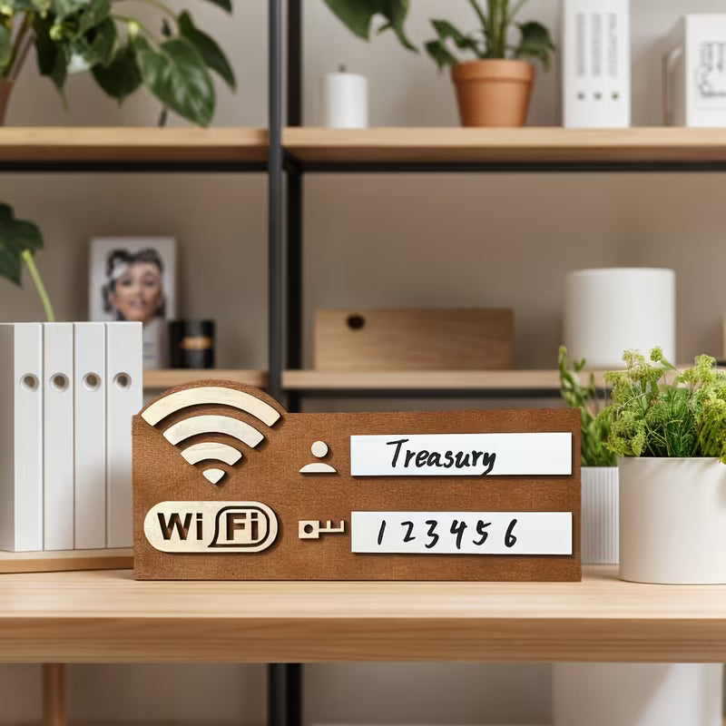 Placa cu informatii Wi-Fi