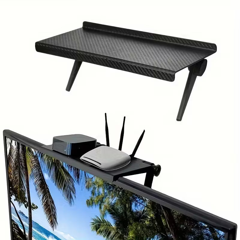 Raft pentru depozitare pe TV
