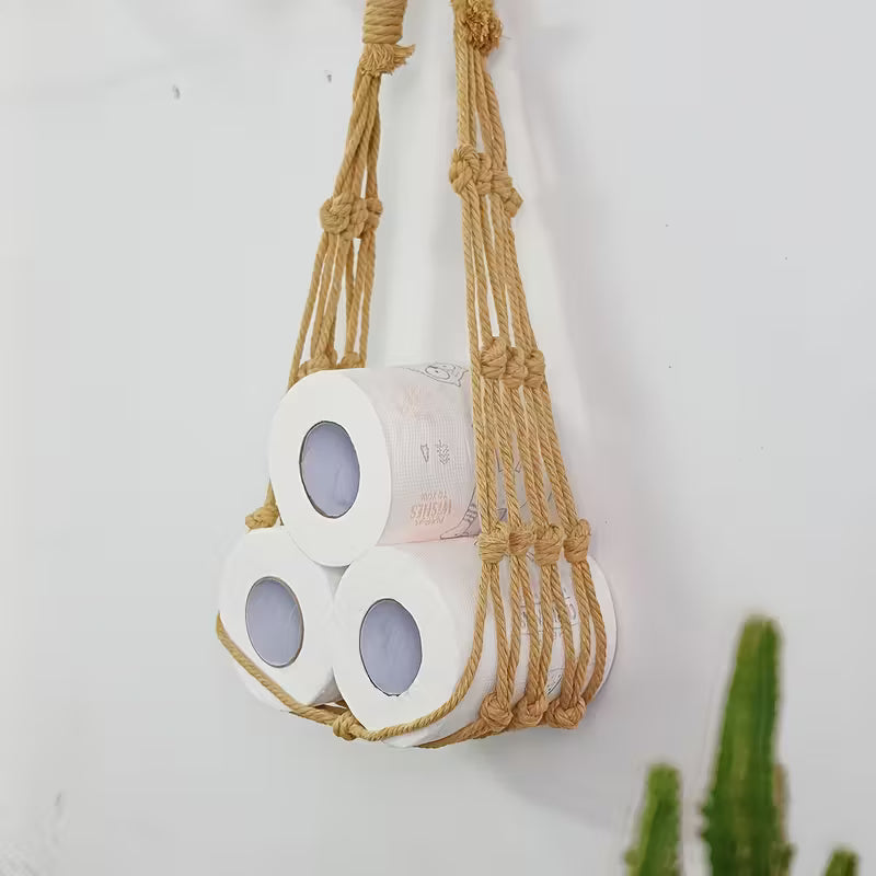 Suport cu franghie pentru hartie igienica