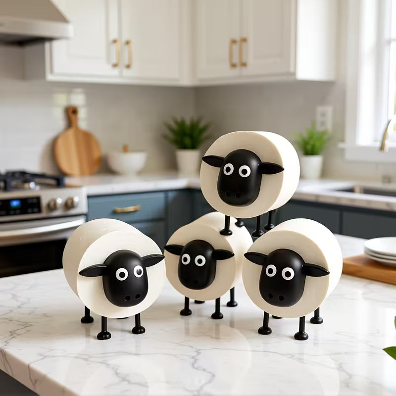 Suport hartie igienica in forma de oaie